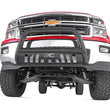 Load image into Gallery viewer, Rough Country Black Bull Bar | Chevy/GMC 1500 Truck &amp; SUV 2WD/4WD (07-20 &amp; Classic) B-C2071 - Installation View