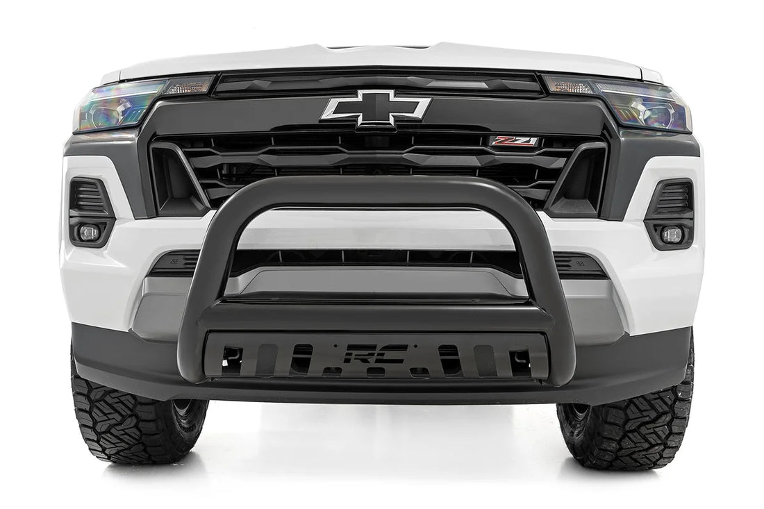 Rough Country Black Bull Bar | Chevy/GMC Canyon/Colorado 2WD/4WD (2015-2024) B-C2151 - Back View