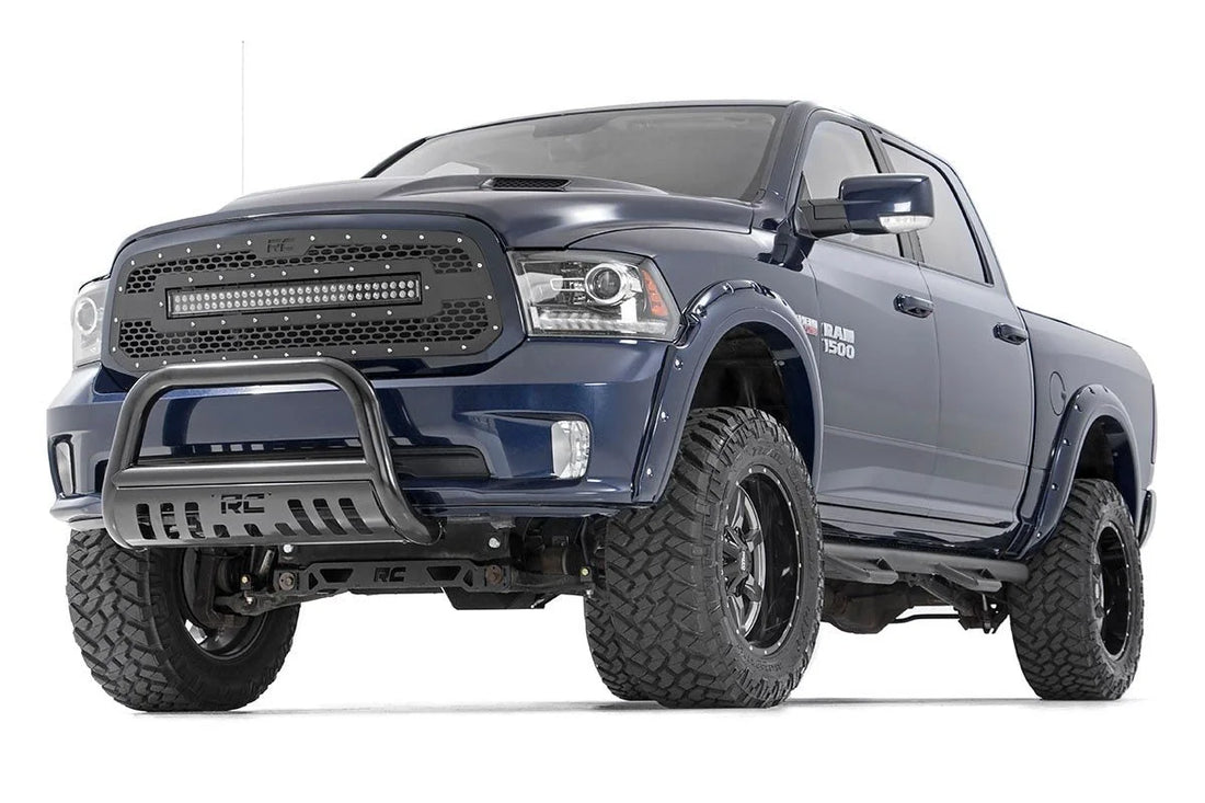 Rough Country Black Bull Bar | Ram 1500 2WD/4WD (2009-2018 & Classic) B-D2091 - Additional View 5