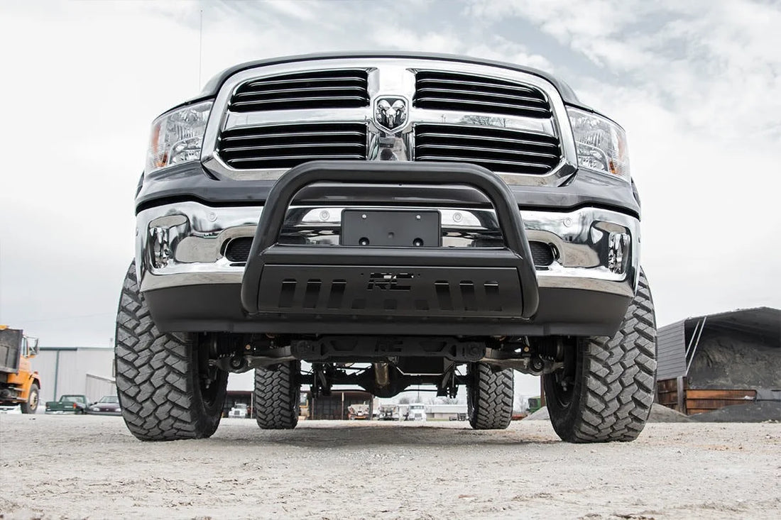 Rough Country Black Bull Bar | Ram 1500 2WD/4WD (2019-2025) B-D2092 - Back View