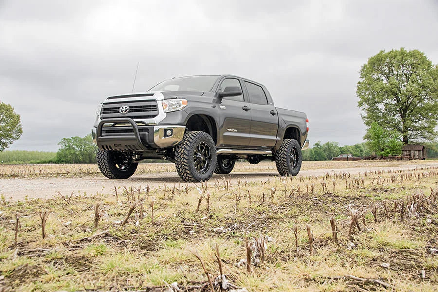 Rough Country Black Bull Bar | Toyota Sequoia (08-21)/Tundra (07-21) 4WD B-T2071 - Installation View