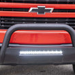 Load image into Gallery viewer, Rough Country Black LED Bull Bar | Chevy Silverado 1500 2WD/4WD (2019-2022) B-C4072 - Back View
