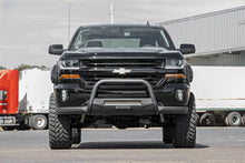 Load image into Gallery viewer, Rough Country Black LED Bull Bar | Chevy/GMC 1500 Truck &amp; SUV (07-20 &amp; Classic) B-C4071 - Installation View