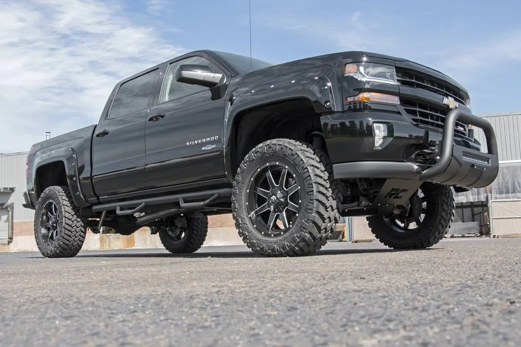 Rough Country Black LED Bull Bar | Chevy/GMC 1500 Truck & SUV (07-20 & Classic) B-C4071 - Additional View 5