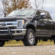 Load image into Gallery viewer, Rough Country Black LED Bull Bar | Ford F-250 Super Duty 2WD/4WD (2017-2022) B-F2017 - Back View