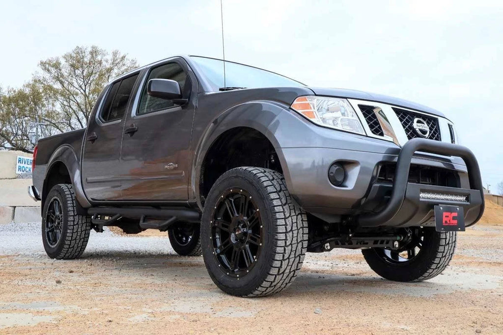Rough Country Black LED Bull Bar | Nissan Frontier 2WD/4WD (2005-2021) B-N4150 - Back View