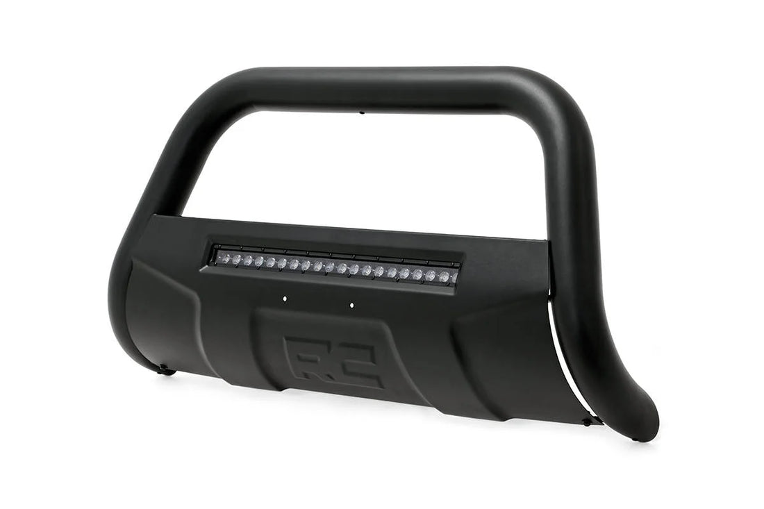 Rough Country Black LED Bull Bar | Ram 1500 2WD/4WD (2009-2018 & Classic) B-D4091 - Back View