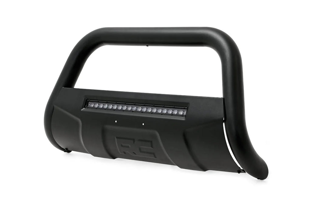 Rough Country Black LED Bull Bar | Ram 1500 2WD/4WD (2009-2018 & Classic) B-D4091 - Back View