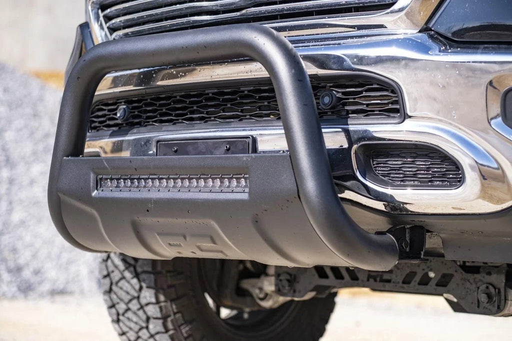 Rough Country Black LED Bull Bar | Ram 1500 2WD/4WD (2019-2025) B-D4092 - Side View