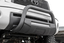 Load image into Gallery viewer, Rough Country Black Led Bull Bar | Toyota Tundra 2WD/4WD (2007-2021) B-T4071 - Installation View