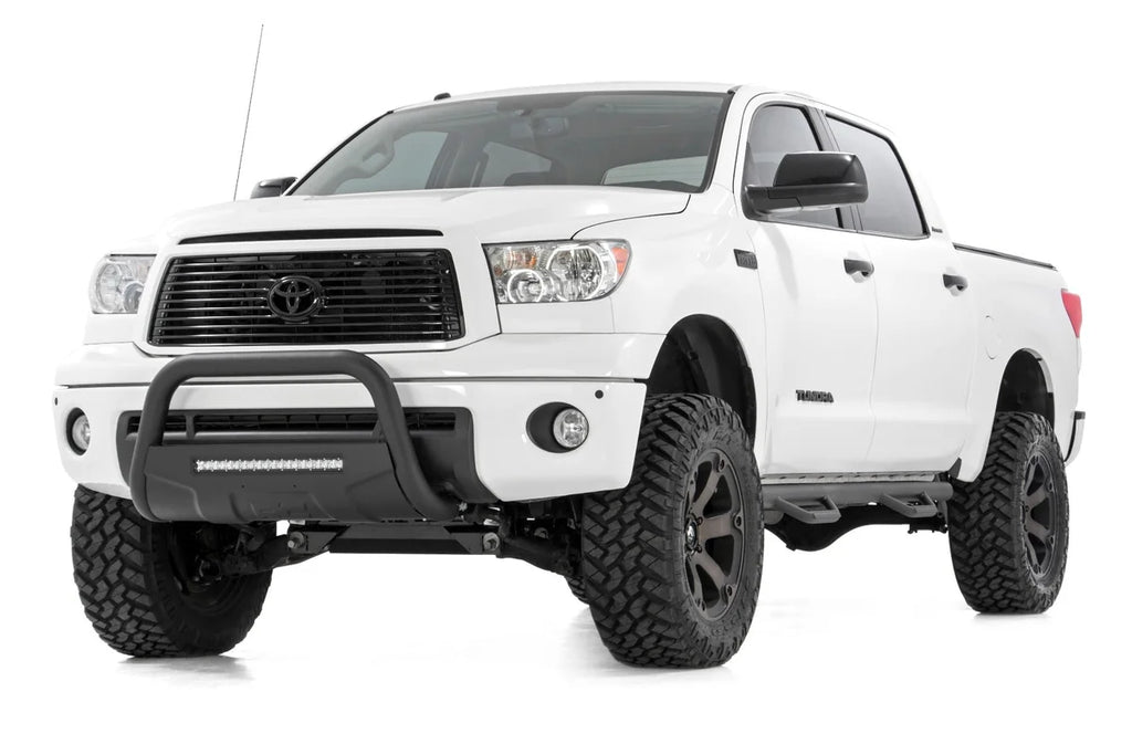 Rough Country Black Led Bull Bar | Toyota Tundra 2WD/4WD (2007-2021) B-T4071 - Side View