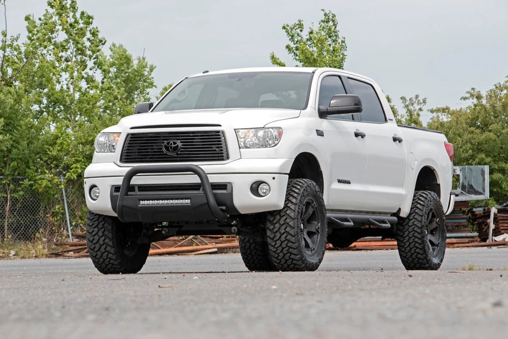 Rough Country Black Led Bull Bar | Toyota Tundra 2WD/4WD (2007-2021) B-T4071 - Back View