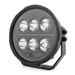 Load image into Gallery viewer, Rough Country Black Series Halo LED Light Pair | White/Amber DRL | 6.5 Inch | Round 70805B - Installation View