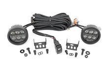 Load image into Gallery viewer, Rough Country Black Series Round LED Light Pair | 3.5 Inch | Amber DRL 70900A - Main Product View