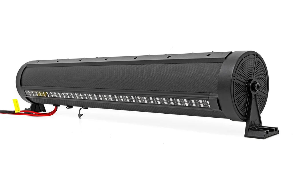Rough Country Bluetooth LED Soundbar | 8 Speaker | IP66 Waterproof | UTV/ATV 99515_A - Rear View