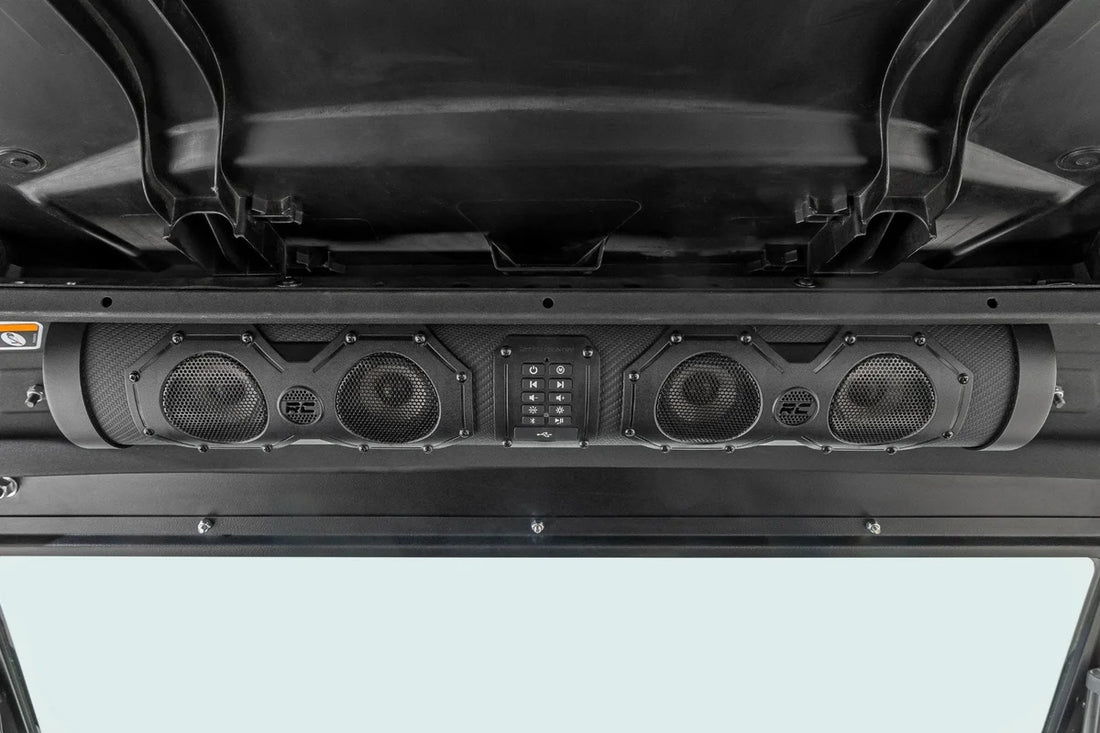Rough Country Bluetooth LED Soundbar | 8 Speaker | IP66 Waterproof | UTV/ATV 99515_A - Detail View
