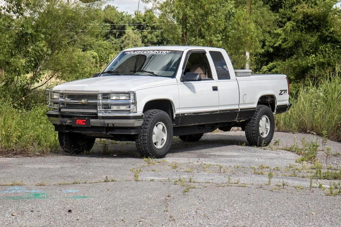 Rough Country Body Lift Bumper Brackets | FR & RR | 3 Inch Lift | Chevy C1500/K1500 Truck (88-94) RC703 - Additional View 5
