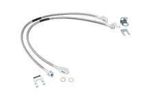 Load image into Gallery viewer, Rough Country Brake Lines | Stainless | FR | 4-6" Lift | Jeep Cherokee XJ/Wrangler TJ/Wrangler Unlimited 89702