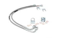 Load image into Gallery viewer, Rough Country Brake Lines | Stainless | Front | 4-6 Inch Lift | Jeep Wrangler JK/Wrangler Unlimited (07-18) 89707