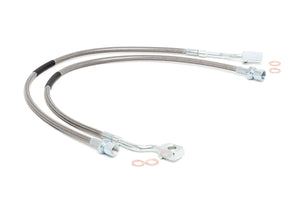 Rough Country Brakes Lines | Front | Chevy/GMC 1500/1500 SUV/2500HD/3500HD (07-19 & Classic) 89370 - Front View