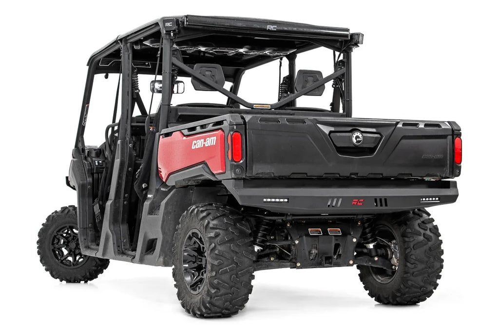 Rough Country Bumper | Rear | 6" Black Slimline LED Pair | Multiple Makes & Models (Can-Am/Polaris) 93059 - Back View