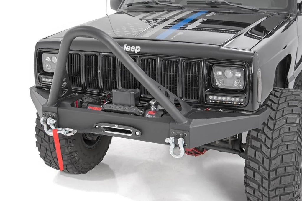 Rough Country Bumper Stinger Bar | Jeep Cherokee XJ 2WD/4WD (1984-2001) 1055 - Back View
