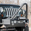 Load image into Gallery viewer, Rough Country Bumper Stinger Bar | Jeep Cherokee XJ 2WD/4WD (1984-2001) 1055 - Installation View