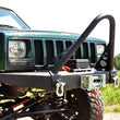 Load image into Gallery viewer, Rough Country Bumper Stinger Bar | Jeep Cherokee XJ 2WD/4WD (1984-2001) 1055 - Installation View