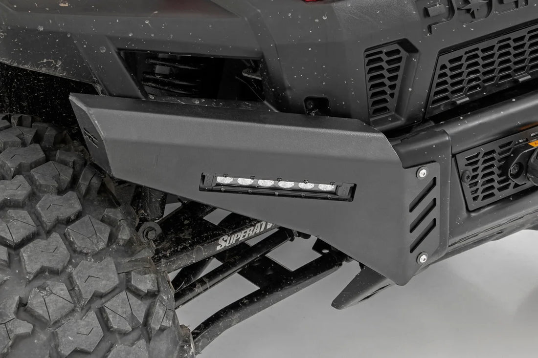 Rough Country Bumper Wings | 6" Black Slimline LED Pair | Polaris Ranger 1000/Ranger XP 900/1000 93044 - Additional View 5
