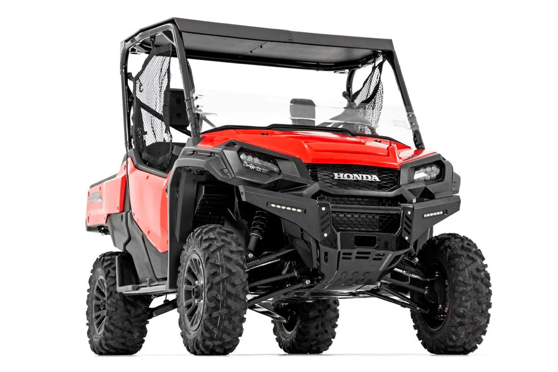 Rough Country Bumper Wings | No Stinger | 6" Led Combo | Honda Pioneer 1000/Pioneer 1000-5 92023 - Back View