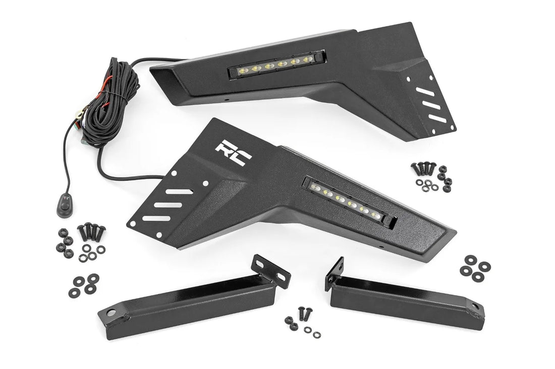 Rough Country Bumper Wings | Stinger | 6" Led Combo | Honda Pioneer 1000-6 - Additional View 6