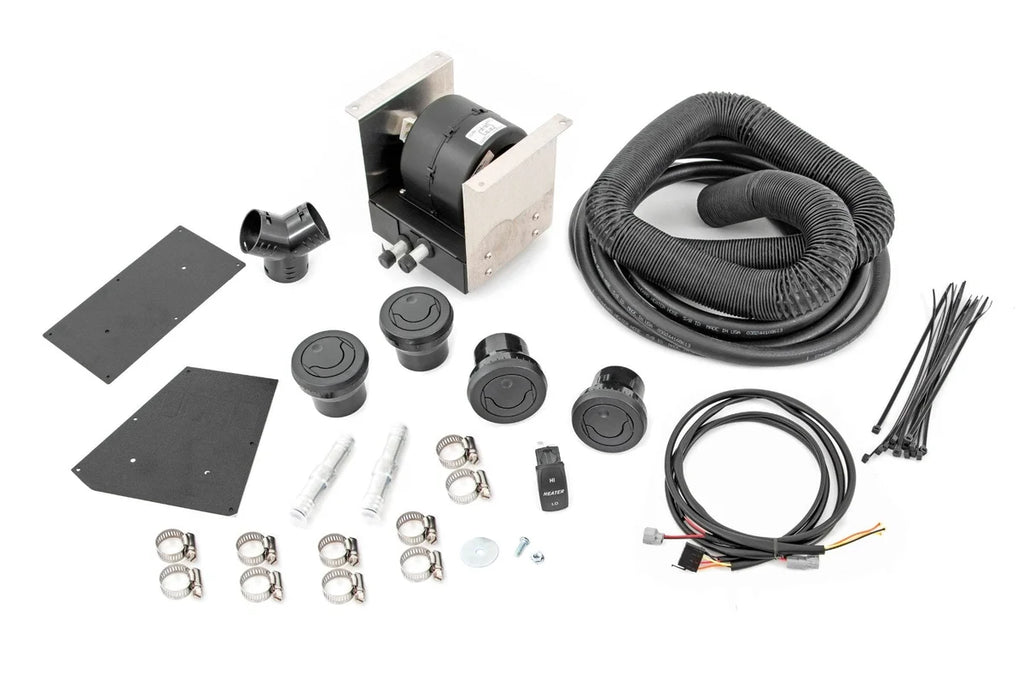 Rough Country Cab Heater | Honda Pioneer 1000 - Kit Contents