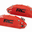 Load image into Gallery viewer, Rough Country Caliper Covers | Front and Rear | Red | Chevy/GMC 2500HD/3500HD (11-19) 71119 - Front View