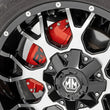 Load image into Gallery viewer, Rough Country Caliper Covers | Front and Rear | Red | Ford F-250/F-350 Super Duty (23-26) - Side View
