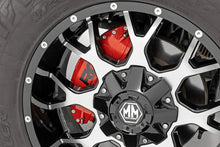 Load image into Gallery viewer, Rough Country Caliper Covers | Front and Rear | Red | Ford F-250/F-350 Super Duty (23-26) - Side View