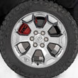 Load image into Gallery viewer, Rough Country Caliper Covers | Front and Rear | Red | Ram 1500 2WD/4WD (2019-2025) 71148A - Back View