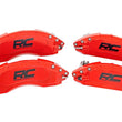 Load image into Gallery viewer, Rough Country Caliper Covers | Front and Rear | Red | Toyota 4Runner 2WD/4WD (2003-2024) 71149 - Back View