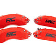 Load image into Gallery viewer, Rough Country Caliper Covers | Front and Rear | Red | Toyota Tacoma 2WD/4WD SR SR5 &amp; Prerunner (2024-2025) - Back View