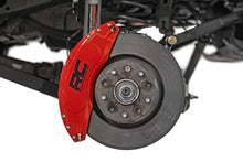 Load image into Gallery viewer, Rough Country Caliper Covers | Rear | Red | Jeep Wrangler JK/Wrangler Unlimited  (2007-2018) - Installation View