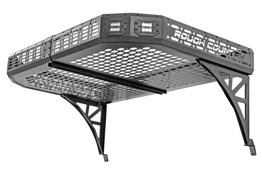 Rough Country Cargo Rack | Can-Am Defender HD 5/HD 8/HD 9/HD 10 97024 - Rear View