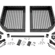 Load image into Gallery viewer, Rough Country Cargo Rack | Dual 2" Black LED Pairs | Flush Mount | Polaris Ranger 1000/Ranger XP 1000 93057 - Rear View