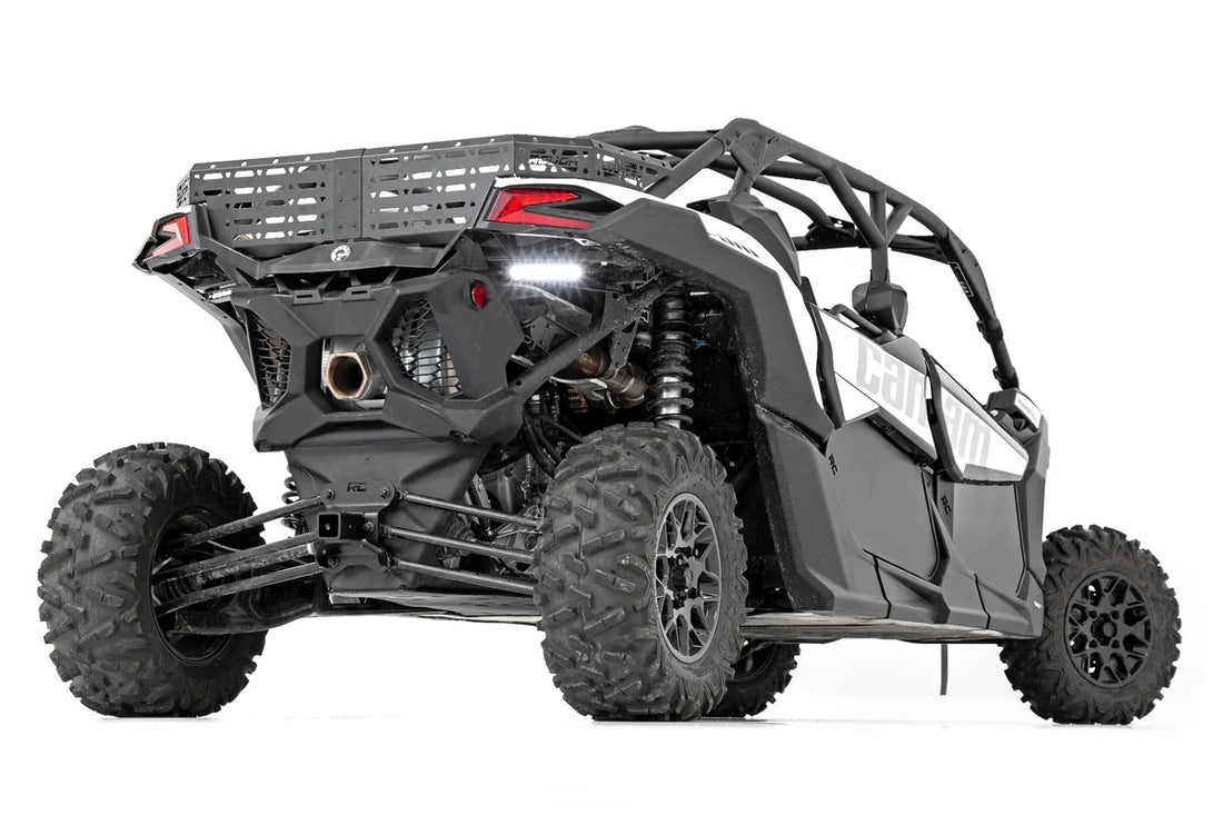 Rough Country Cargo Tailgate | Rear | Can-Am Maverick X3 97029 - Installation View