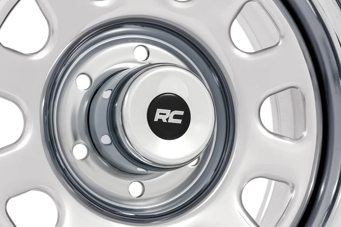 Rough Country Chrome Center Cap | Closed | 3.30 Bore USC330C - Back View