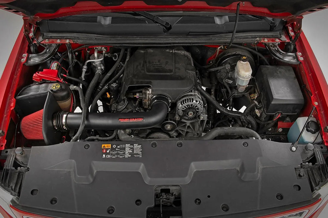 Rough Country Cold Air Intake Kit | Chevy Silverado & GMC Sierra 1500 2WD/4WD (2009-2013) 10543 - Installation View