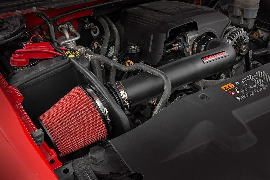 Rough Country Cold Air Intake Kit | Chevy/GMC SUV 1500 2WD/4WD (2009-2014) 10543_A - Installation View