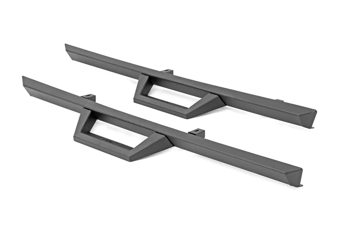 Rough Country Contoured Drop Steps | 2 Door | Jeep Wrangler JK 4WD (2007-2018) 90763 - Side View