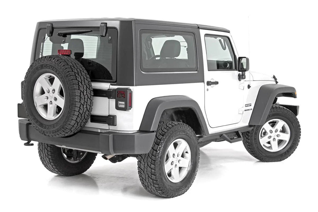 Rough Country Contoured Drop Steps | 2 Door | Jeep Wrangler JK 4WD (2007-2018) 90763 - Additional View 6