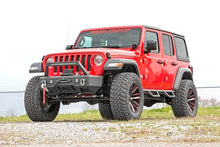 Load image into Gallery viewer, Rough Country Contoured Drop Steps | 4 Door | Jeep Wrangler JL (21-24)/Wrangler Unlimited (18-24) 90769A - Back View