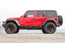 Load image into Gallery viewer, Rough Country Contoured Drop Steps | 4 Door | Jeep Wrangler JL (21-24)/Wrangler Unlimited (18-24) 90769A - Installation View
