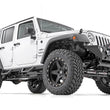 Load image into Gallery viewer, Rough Country Contoured Drop Steps | 4 Door | Jeep Wrangler Unlimited 2WD/4WD (2007-2018) 90765B - Back View